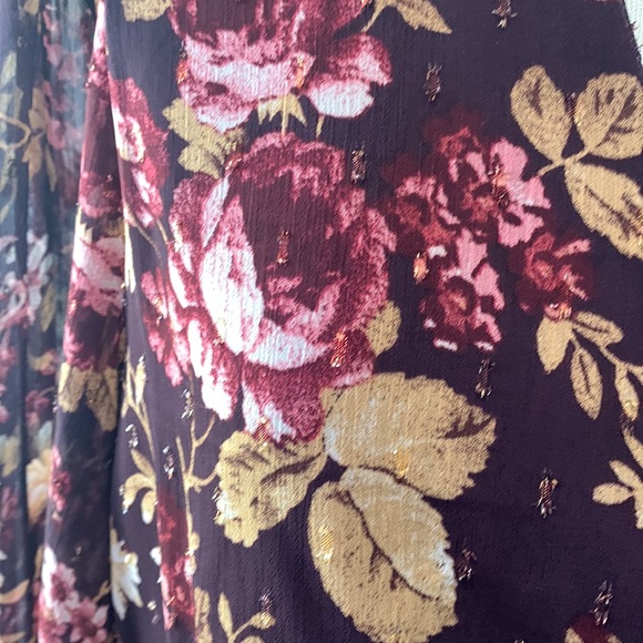 Express Floral Ruffle Mini Dress - Picture 3 of 4